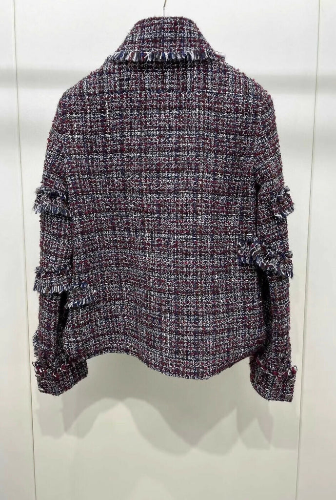 CHANEL Paris-Dallas fringe tweed jacket