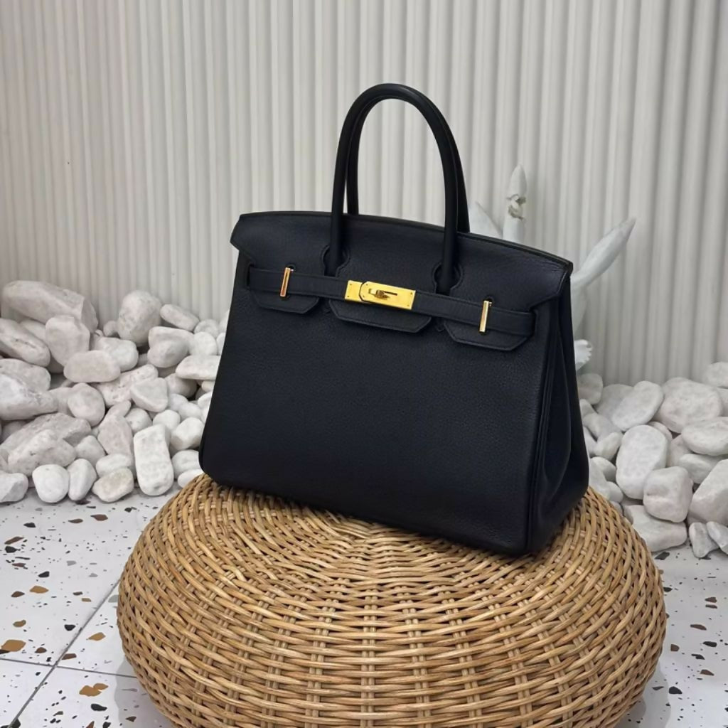 Hermès Birkin 30 Black Togo Leather Gold Hardware