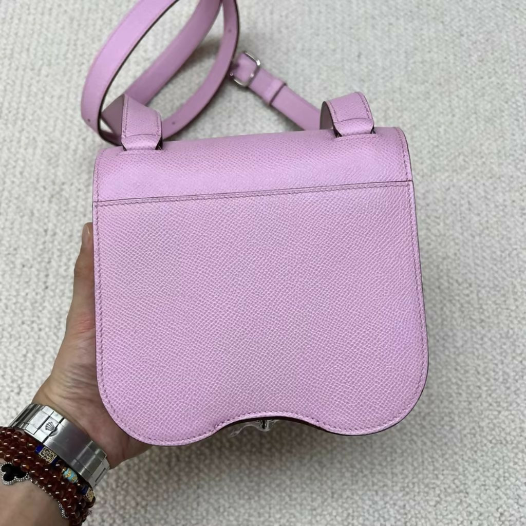 Hermès Della Cavalleria Mini Epsom Mauve Sylvestre