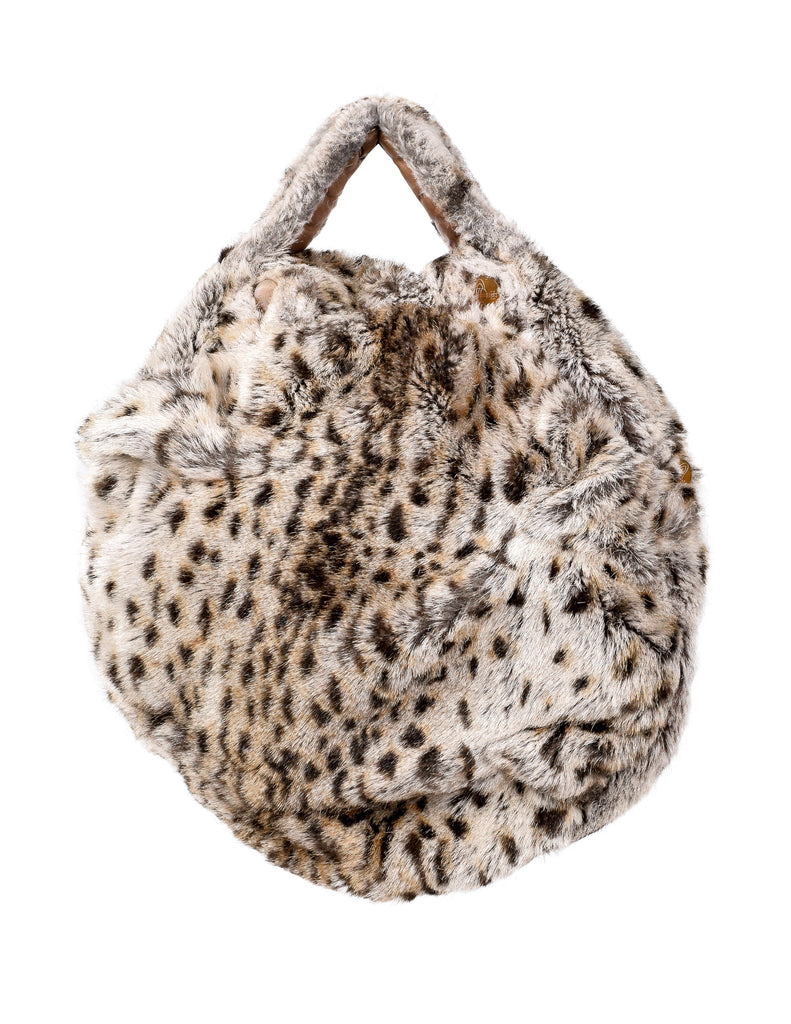 Vivienne Westwood Vintage AW 1989 Soft Round Leopard Faux Fur Handbag