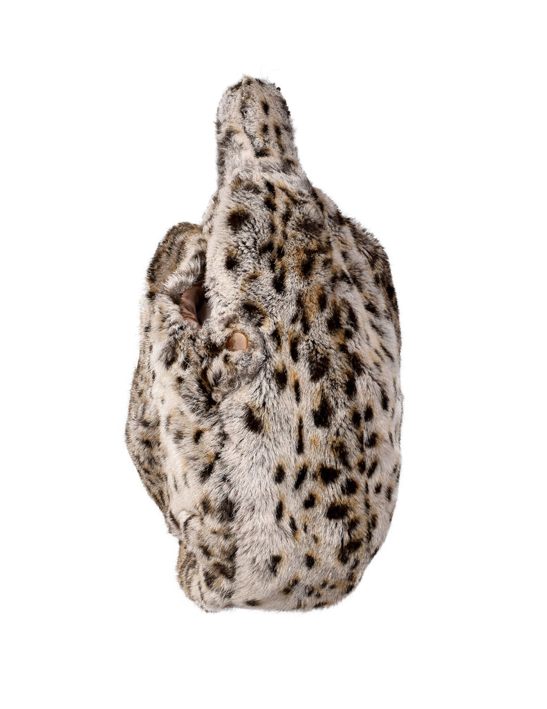 Vivienne Westwood Vintage AW 1989 Soft Round Leopard Faux Fur Handbag