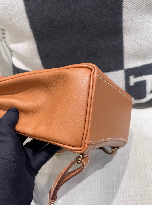 Hermès Kelly Ado backpack Gold Brown leather with Gold Hardware