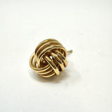 14K Gold Knot Earrings
