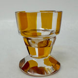 Vintage Bohemian Art Deco 5-Piece Decanter Set