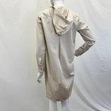 Max Mara Long Sleeve Hooded Dress with Slit Pocket