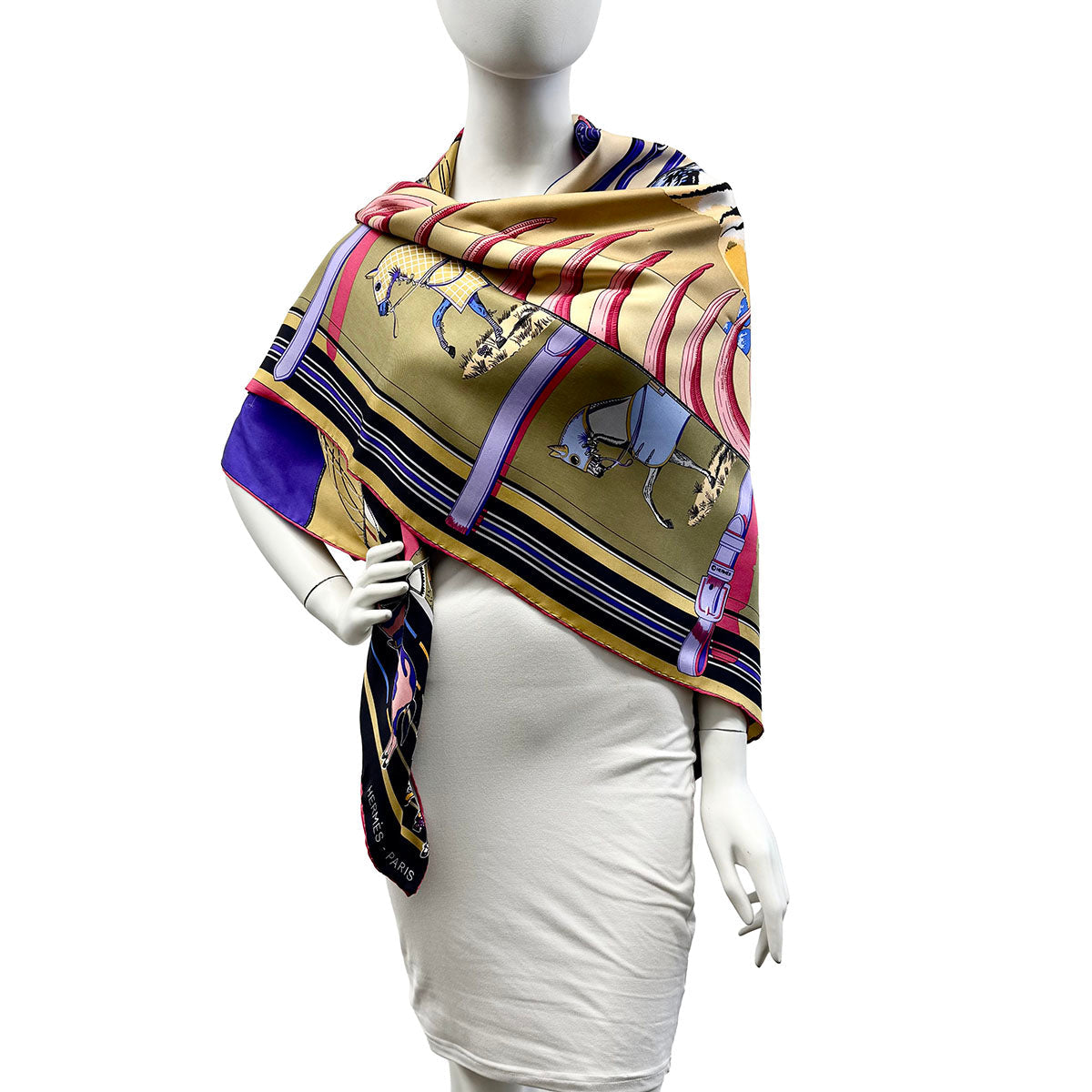 Hermes "Carre en Carres" Shawls