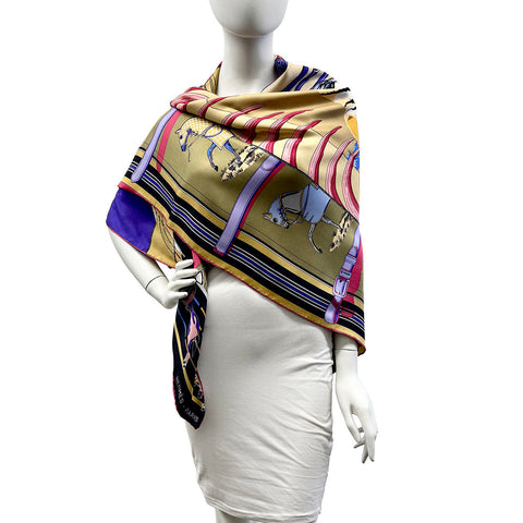 Hermes "Carre en Carres" Shawls