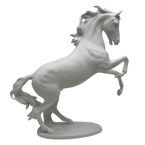 Bisque Stallion Sculpture