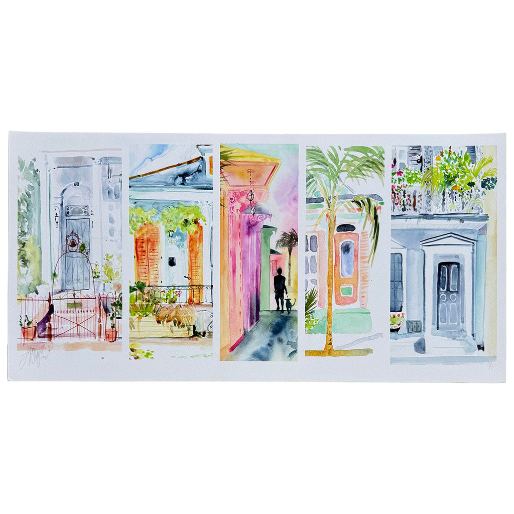 "Doors of New Orleans" Painting Signed 1/1