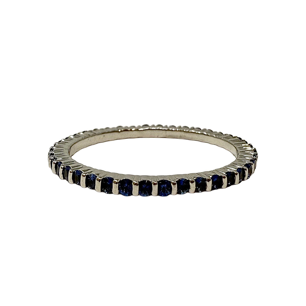 Platinum Ring with Sapphires