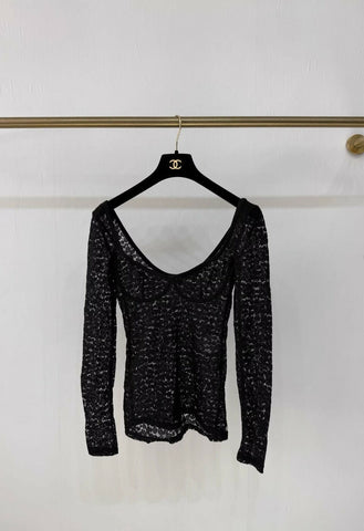 Chanel lace top