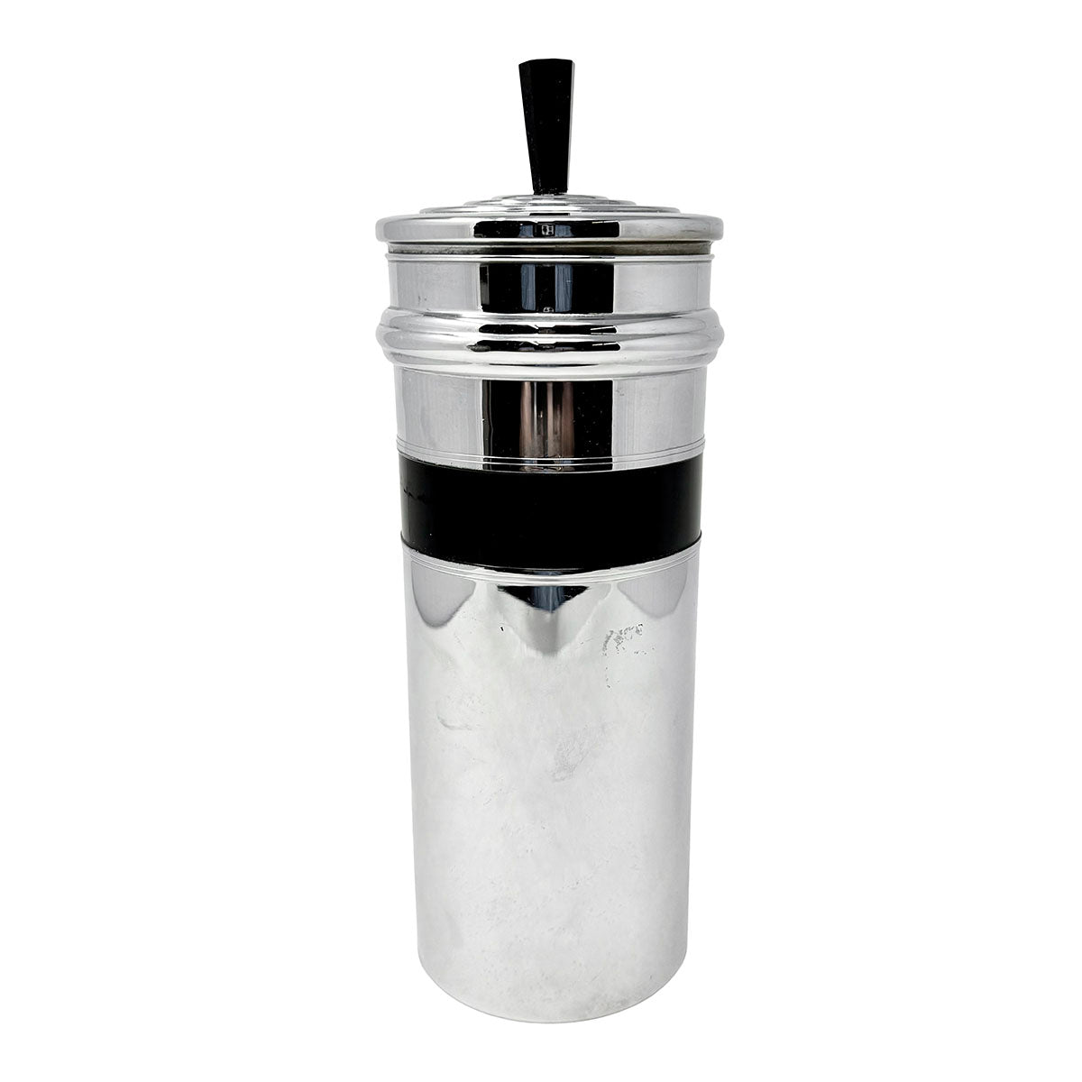 Art Deco Chrome and Bakelite Cocktail Shaker