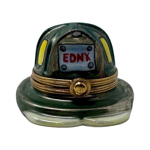 Peint Main Firefighter Hat Trinket Box