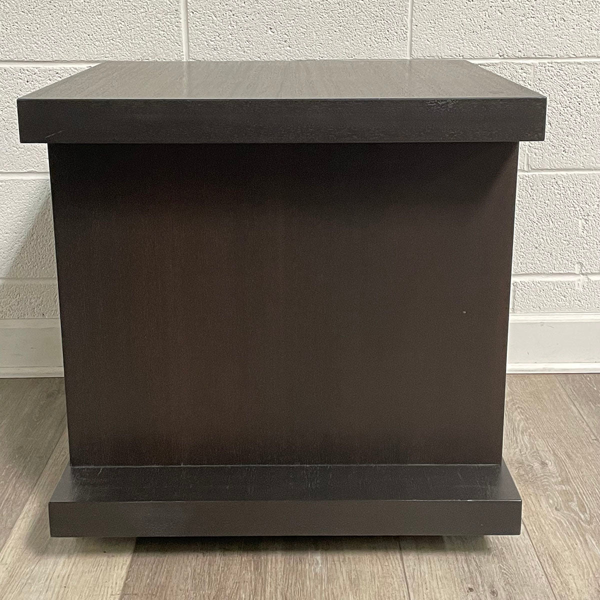Black Square End Table (2 Available Priced & Sold Individually)