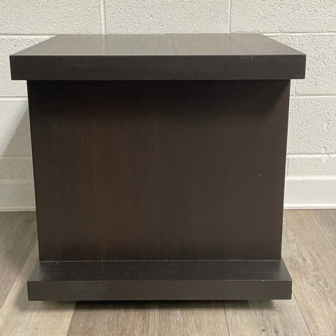 Black Square End Table (2 Available Priced & Sold Individually)