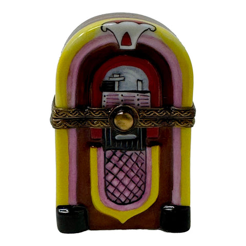 Peint Main Juke Box Trinket Box