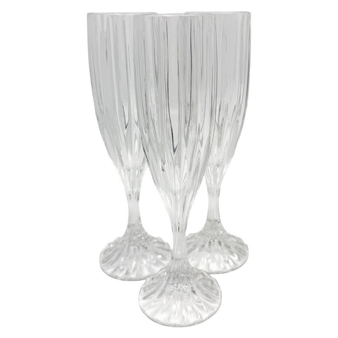 8 Pieces Fluted Champagne Glasses