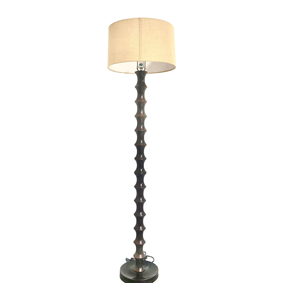 Dark Wood Floor Lamp