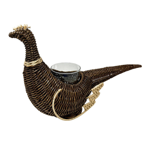 Devon Willow Pheasant with Glass Insert
