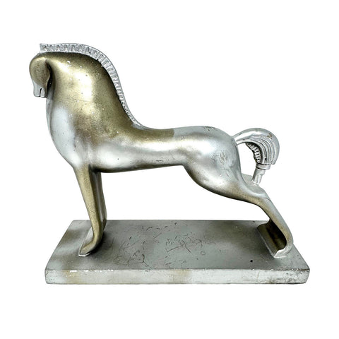 Art Deco Etruscan Horse Sculpture