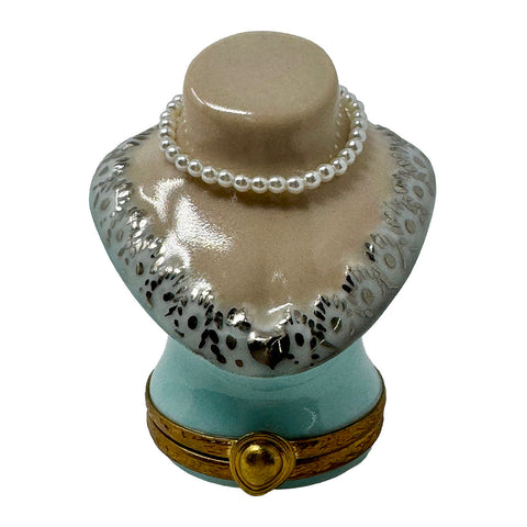 Artoria Peint Main Mannequin Bust with Pearls Trinket Box