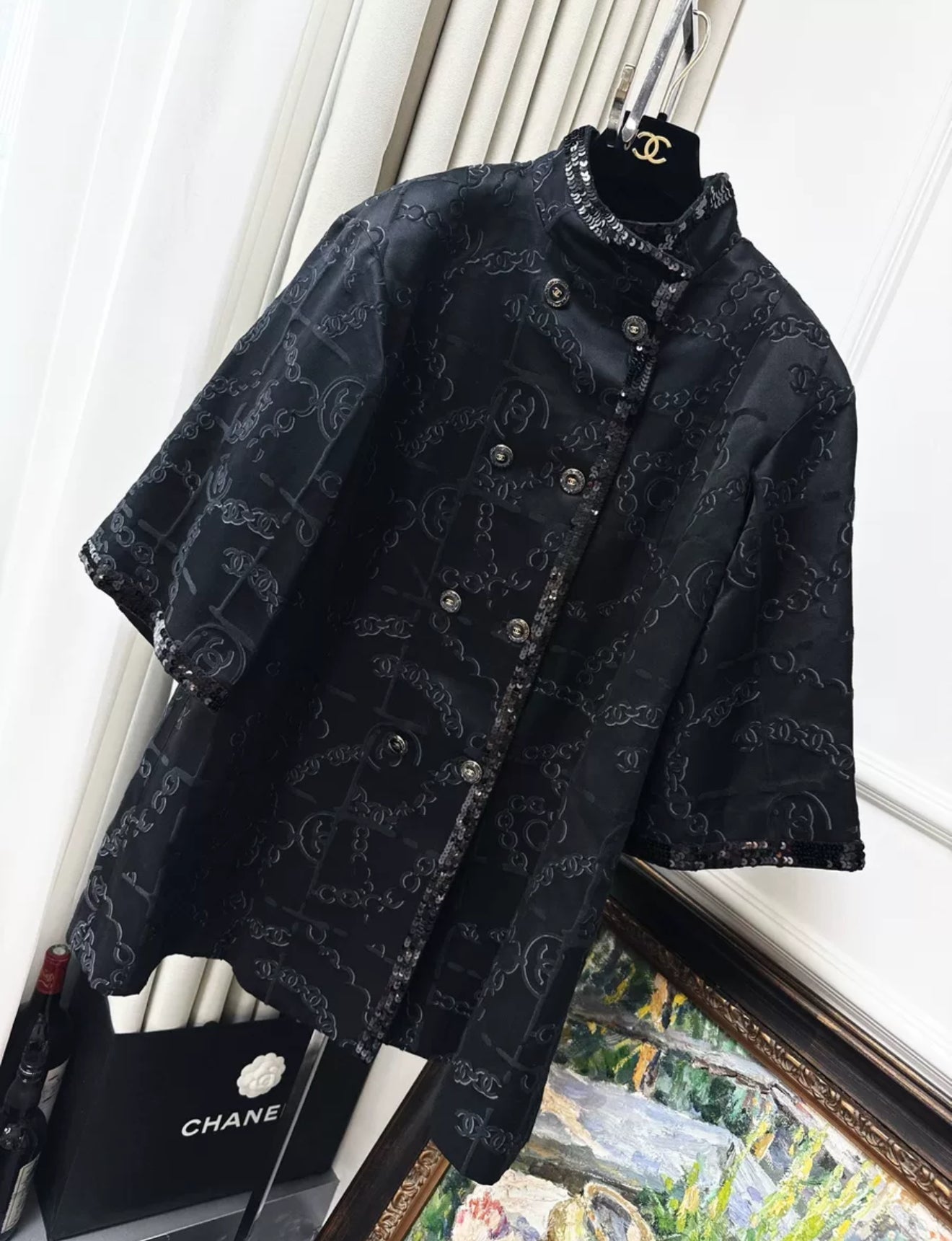 Chanel 22S black jacket