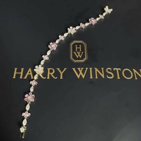 Harry Winston Bracelet Pink Sapphire & Diamond