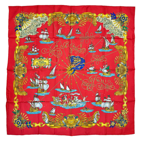 Hermes ""Voiles de Lumiere"  Scarf