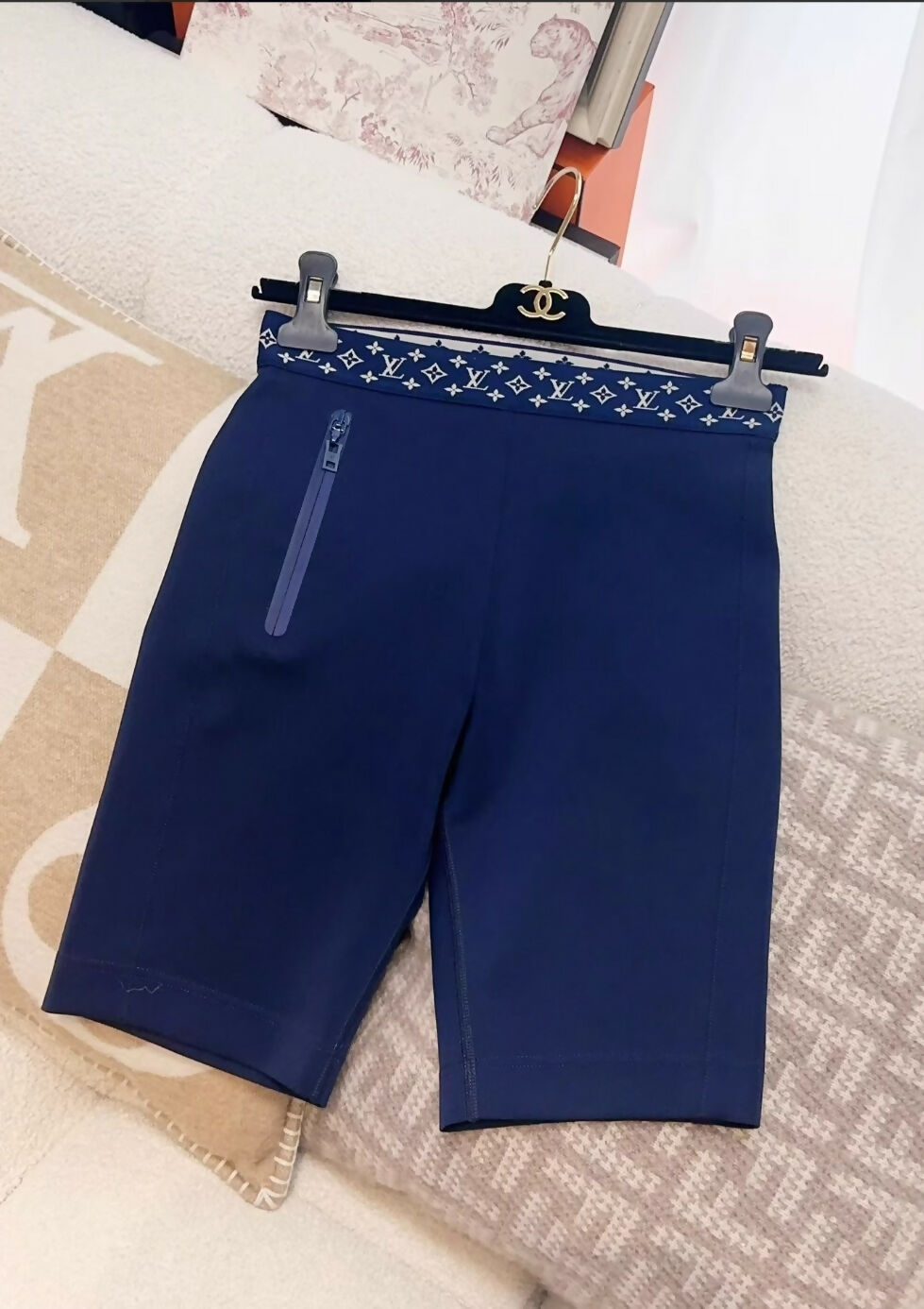 Louis Vuitton blue monogram stretch