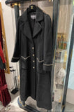 Chanel 23B black long coat