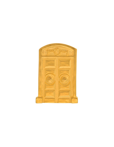 Karl Lagerfeld Vintage Golden French Doors Tack Pin