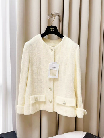Chanel 23S light yellow jacket