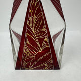 Vintage Art Deco Enameled Decanter 7-Piece Set