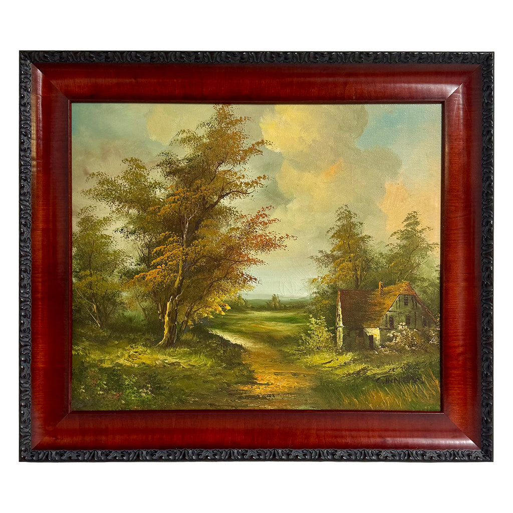 "Landscape with Country Cottage" Painting