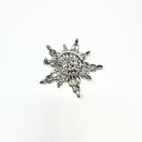 Weiss Crystal Star Brooch Pin