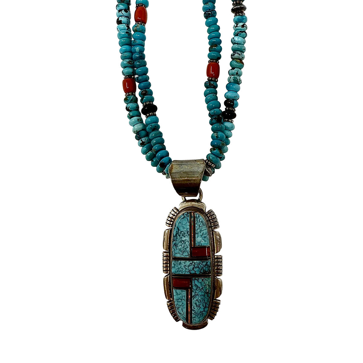 Turquoise Pendant  Necklace