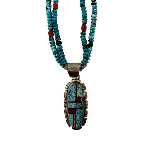 Turquoise Pendant  Necklace