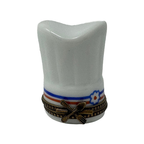 Peint Main French Chef's Hat Trinket Box