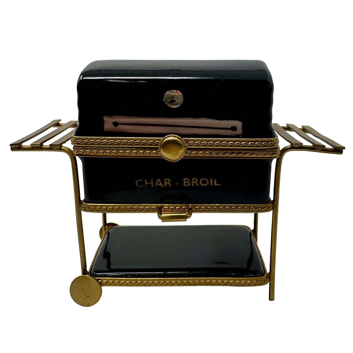 Peint Main Char-Broil Grill Trinket Box