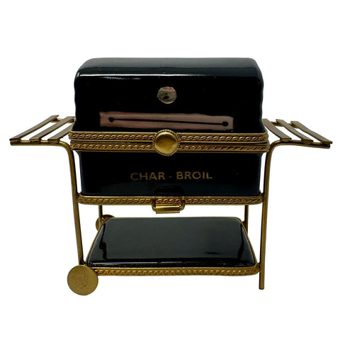 Peint Main Char-Broil Grill Trinket Box