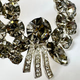 Weiss Rhinestone Wreath Pin