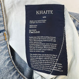 Khaite High Rise Wide Leg Jeans