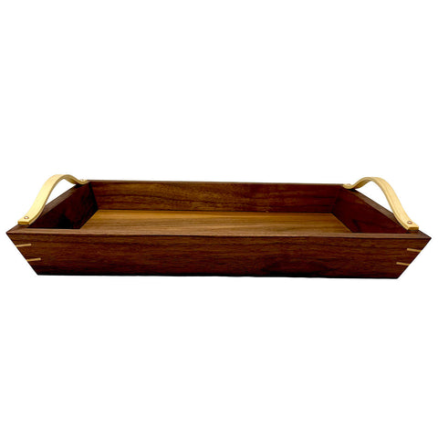Medium Wood Two Tone Serving Tray