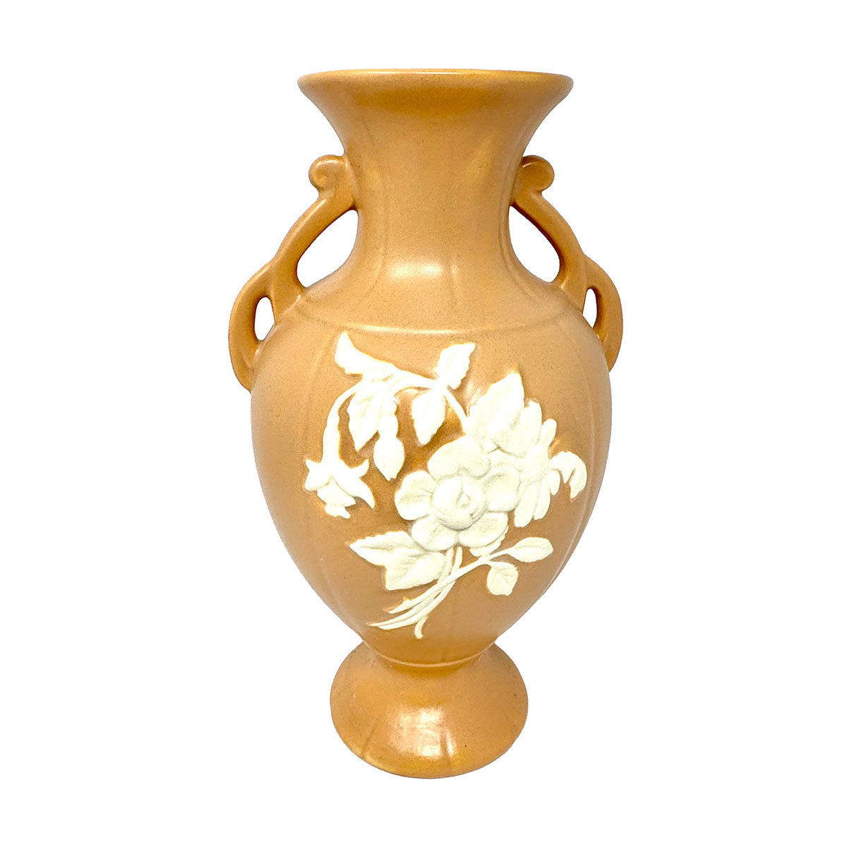 Weller Pottery, Cameo, 1930's Handled Vase