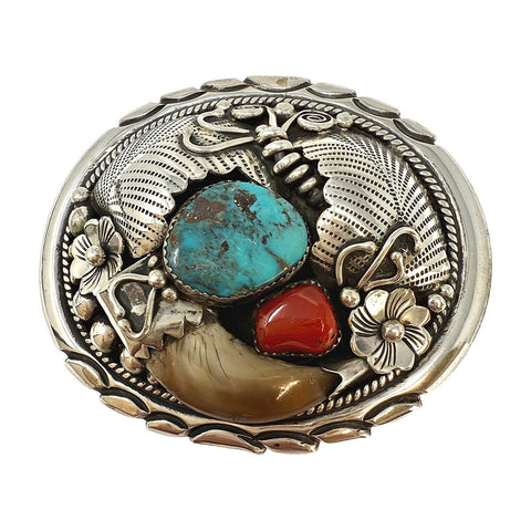 Vintage Sterling Belt Buckle