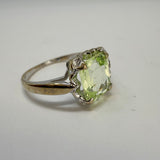 10K Gold Ring with Prasiolite