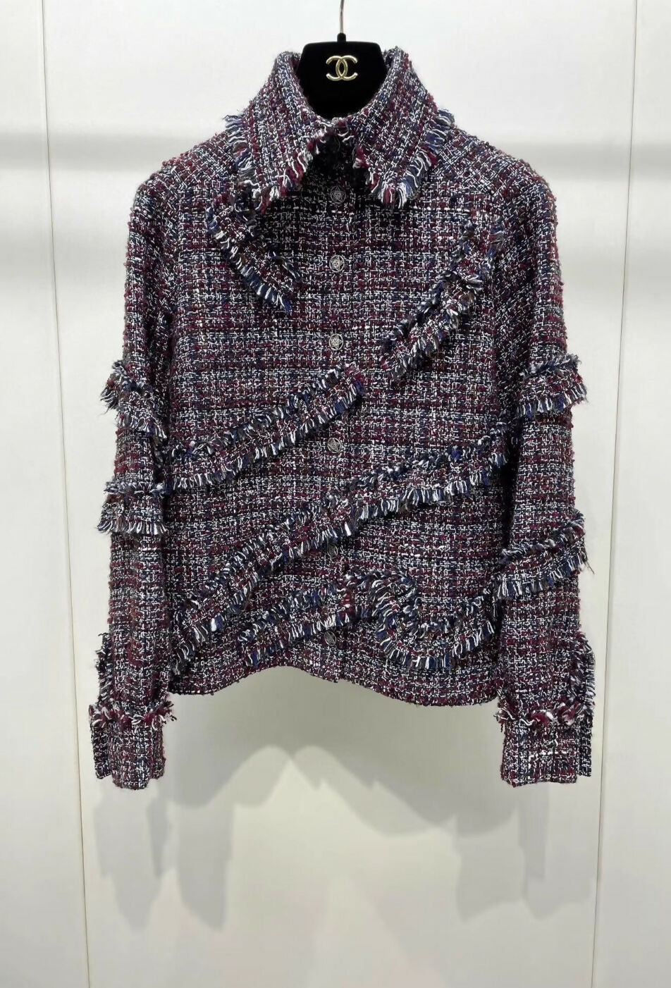 CHANEL Paris-Dallas fringe tweed jacket