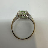 10K Gold Ring with Prasiolite