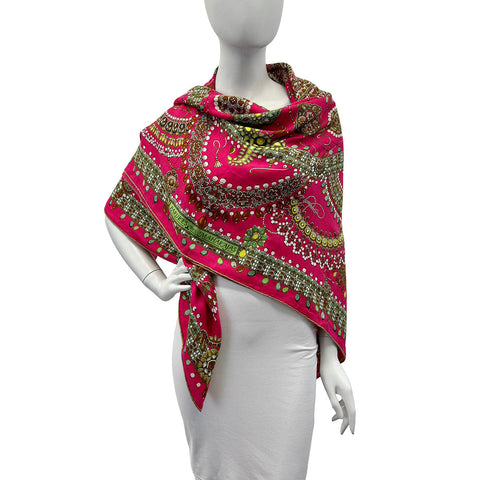 Hermes "Parures des Maharajas " Shawls