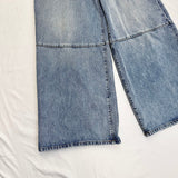 Khaite High Rise Wide Leg Jeans